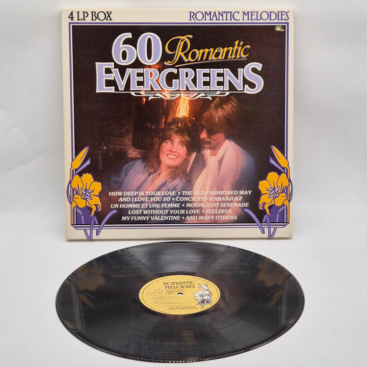 Retro 4 LP Box med Romantiska Klassisker