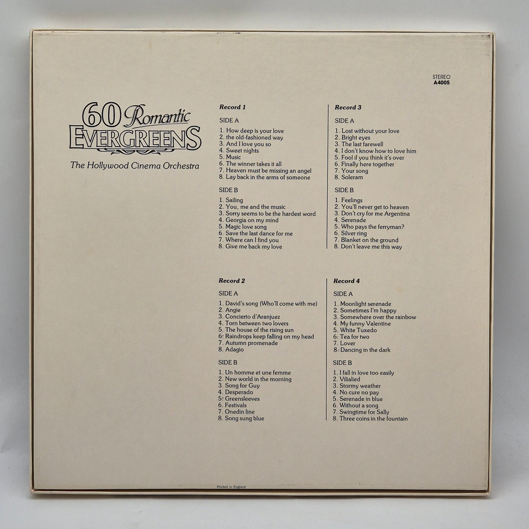 Retro 4 LP Box med Romantiska Klassisker