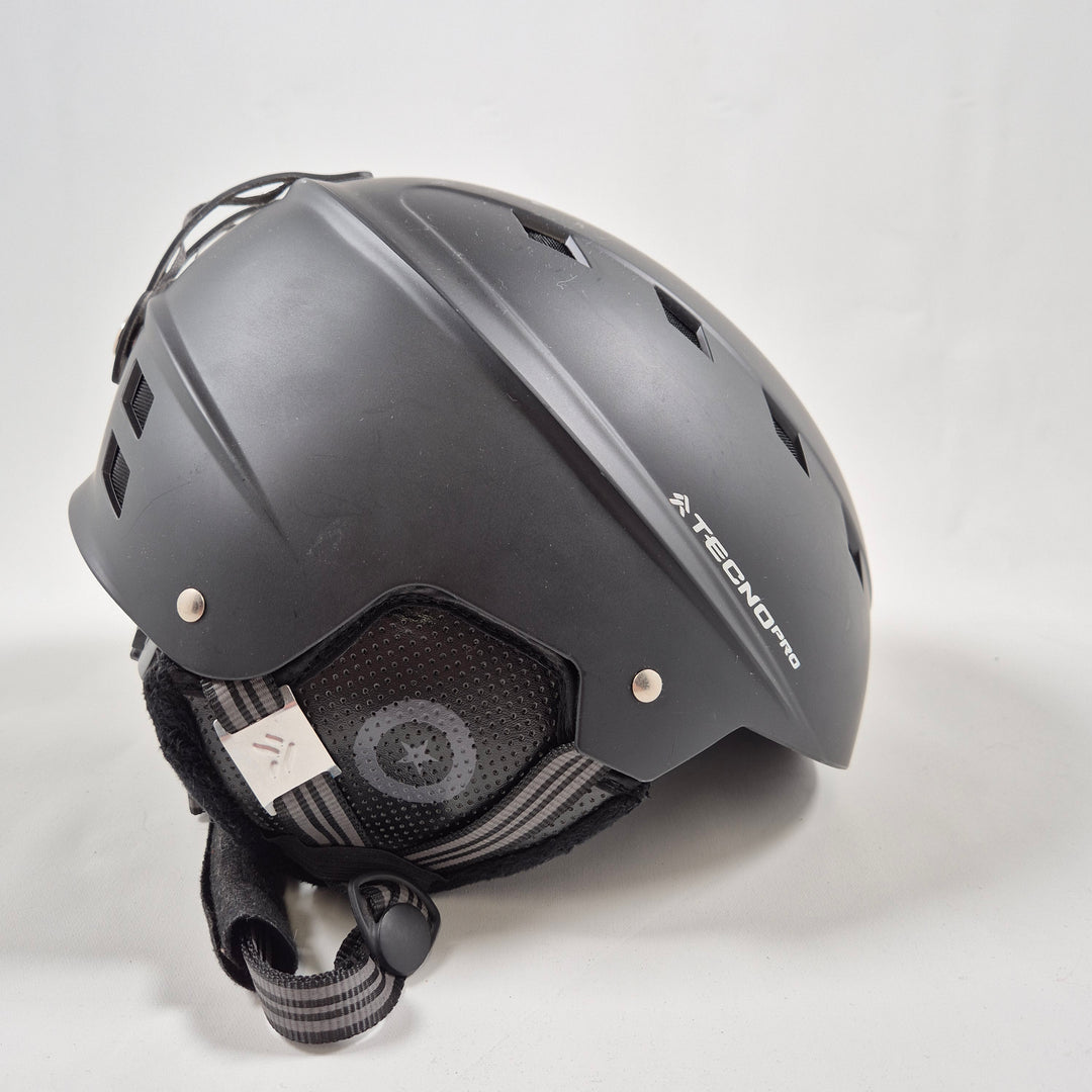 Svart TECNOPRO skidhjälm i gott skick