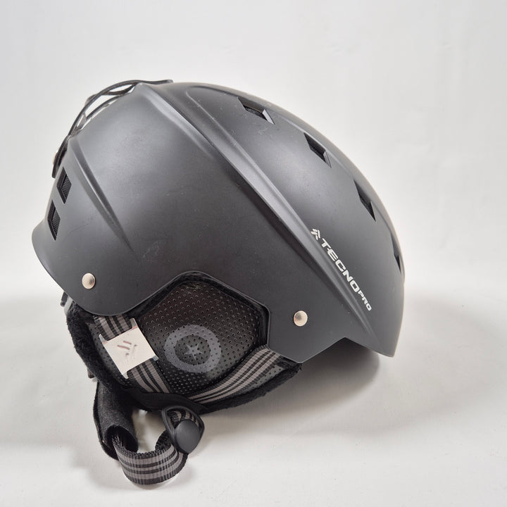 Svart TECNOPRO skidhjälm i gott skick