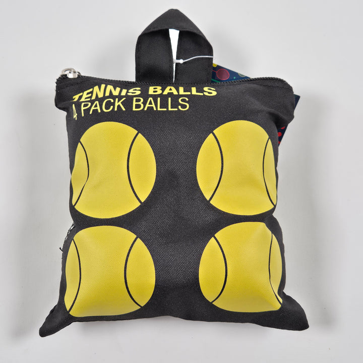 Unik tennisbollsbehållare i hållbar polyester