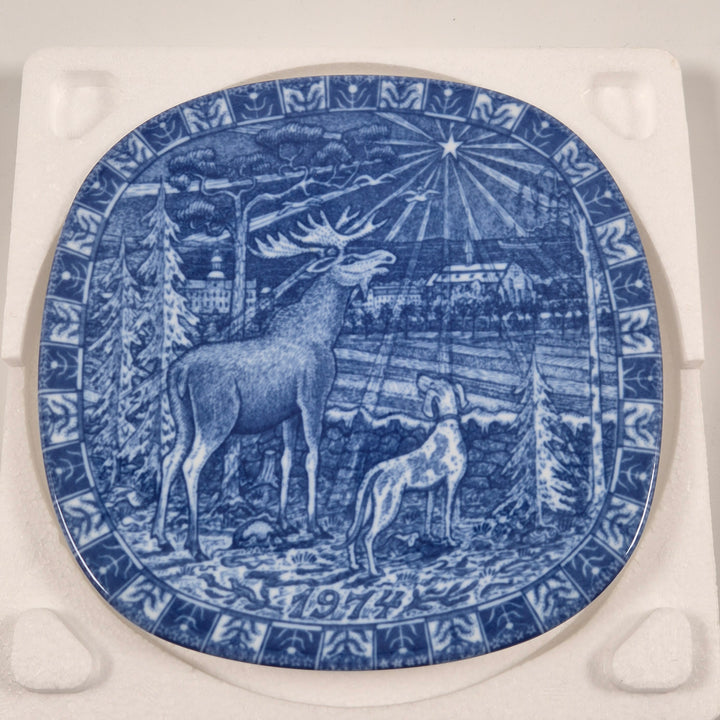 Rörstrand Retro Juldekorationstallrik med Vintermotiv