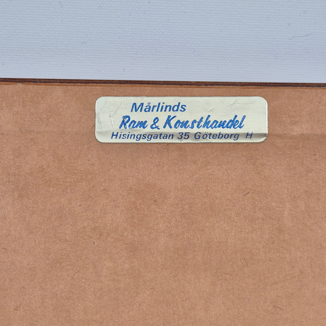 Retro gravyr av Göteborg från Marilinds