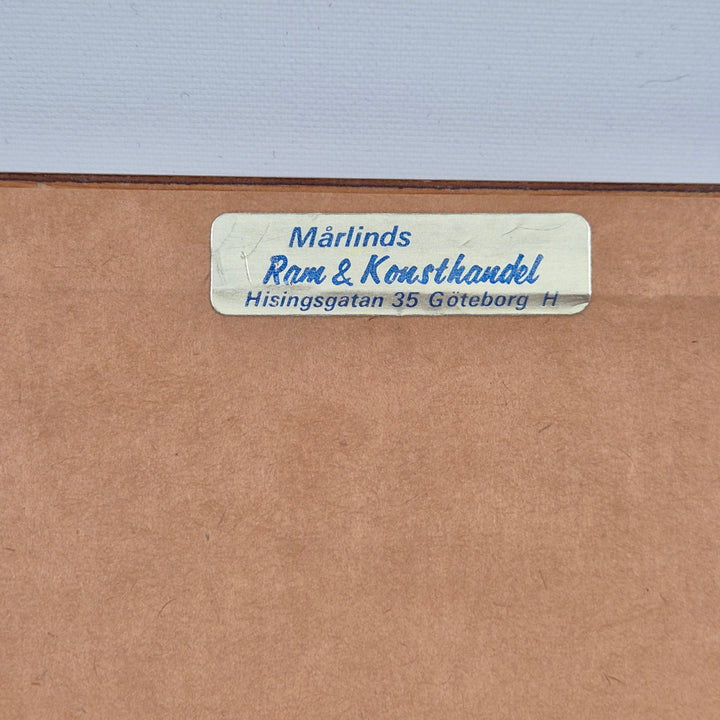 Retro gravyr av Göteborg från Marilinds