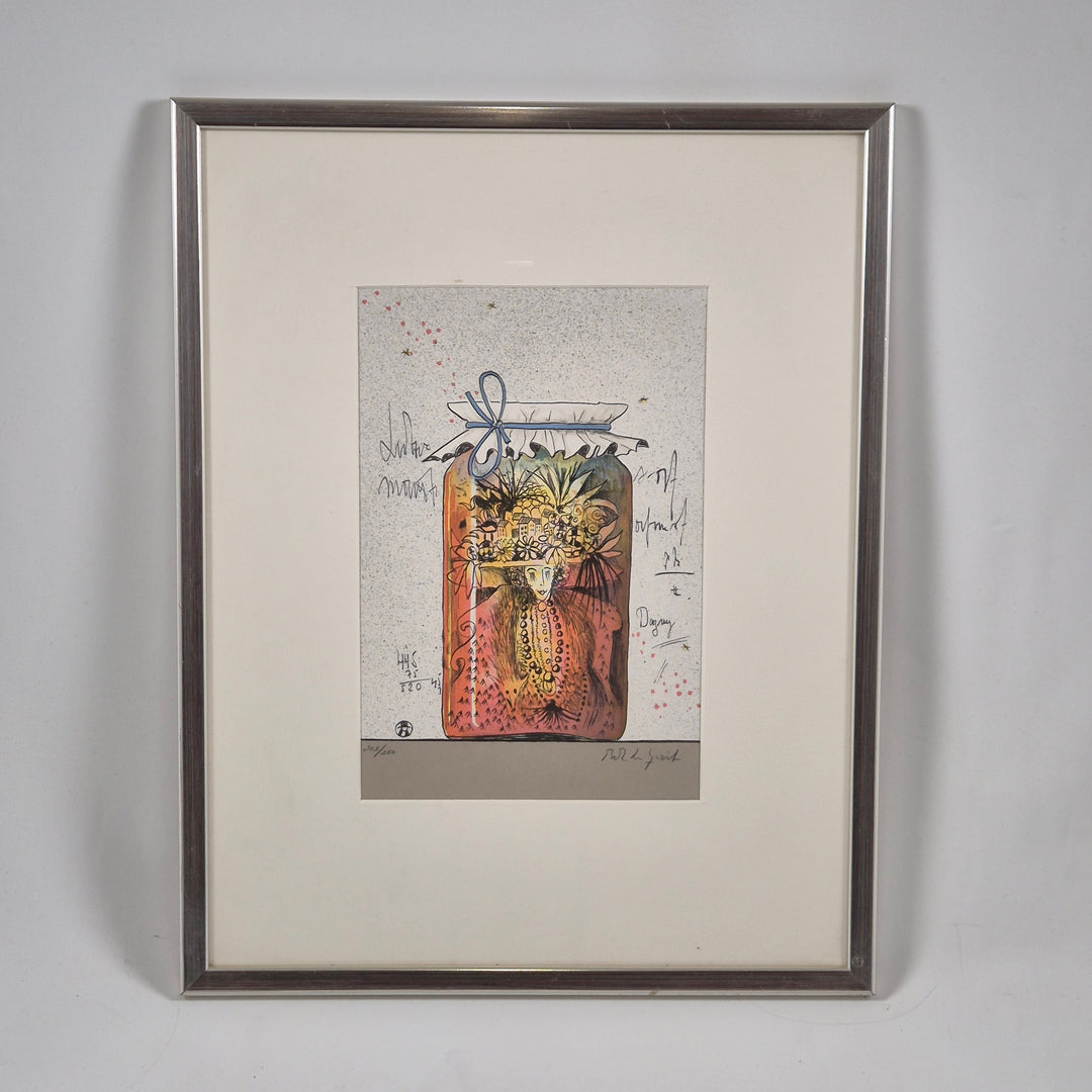 Retro Inramad Konsttryck av Rameriet