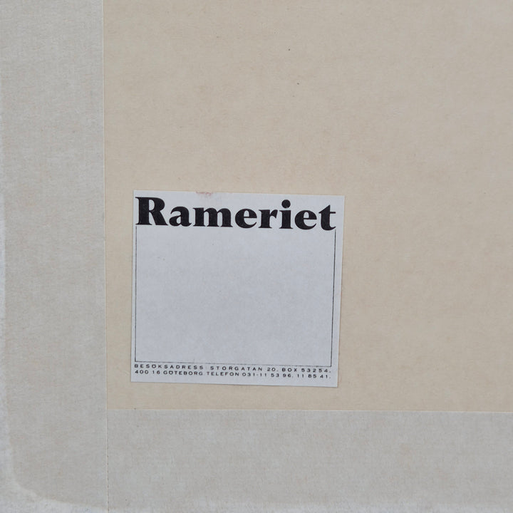 Retro Inramad Konsttryck av Rameriet