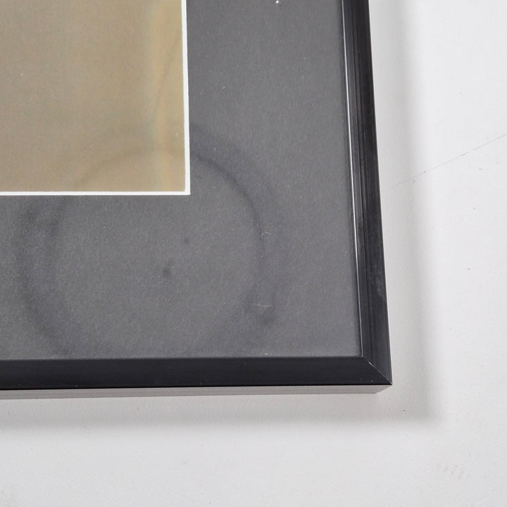 Fotorealistisk naturtavla med svart ram