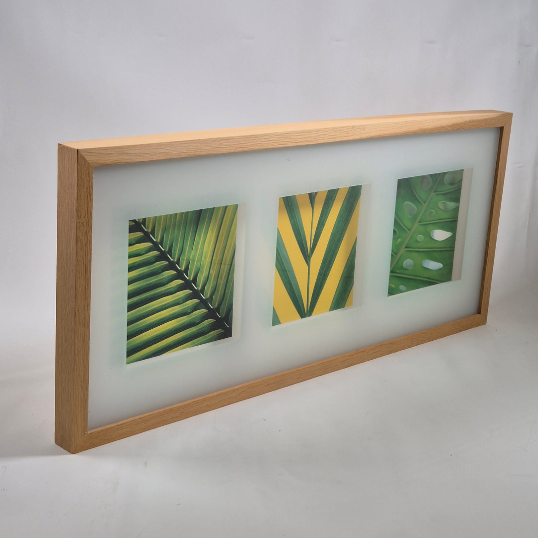 IKEA JÄMNHULT Triptych Tavla med Gröna Bladmotiv