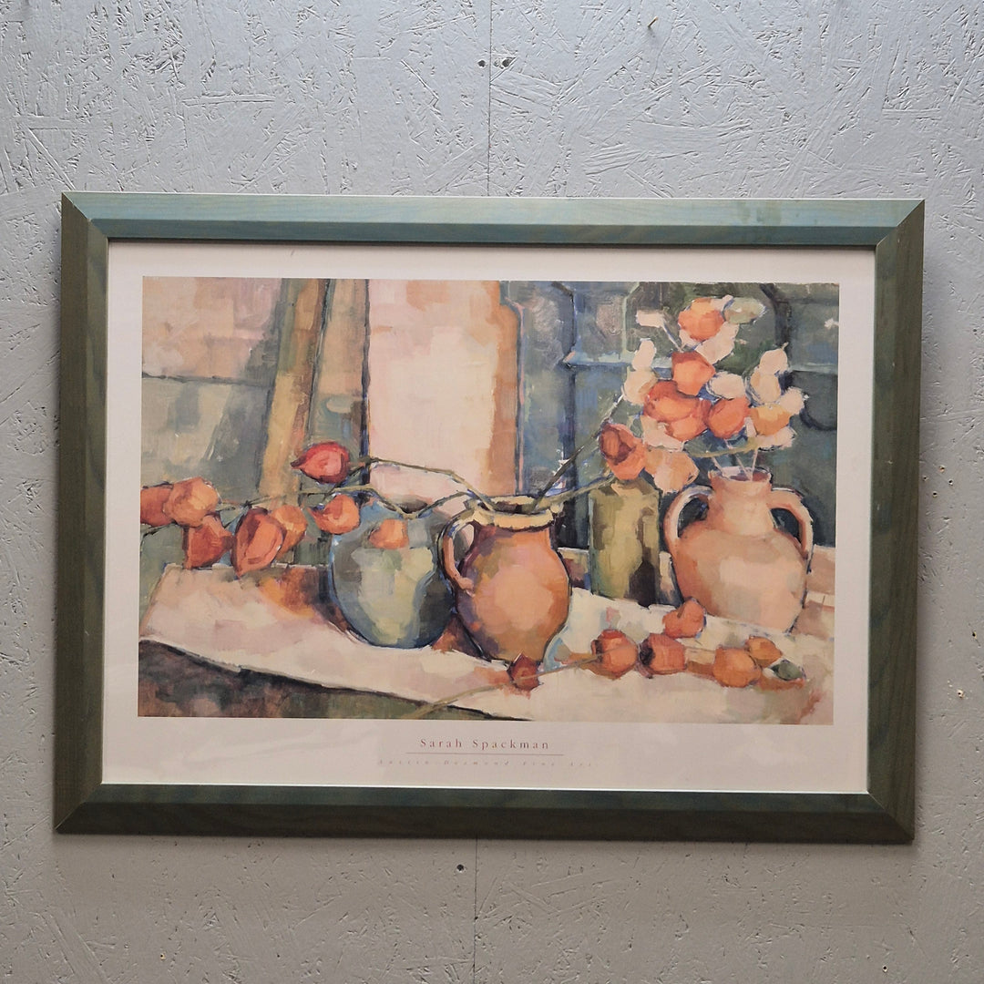 Klassisk stilleben-tavla av Sarah Spackman