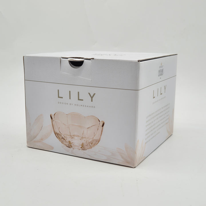 Elegant skål Lily glas Holmegaard ny