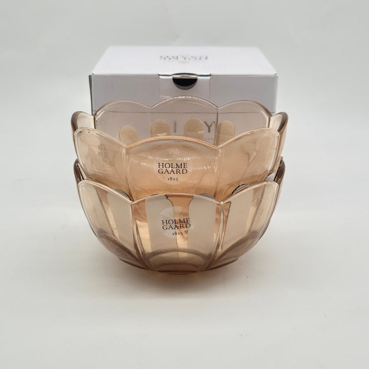 Elegant skål Lily glas Holmegaard ny