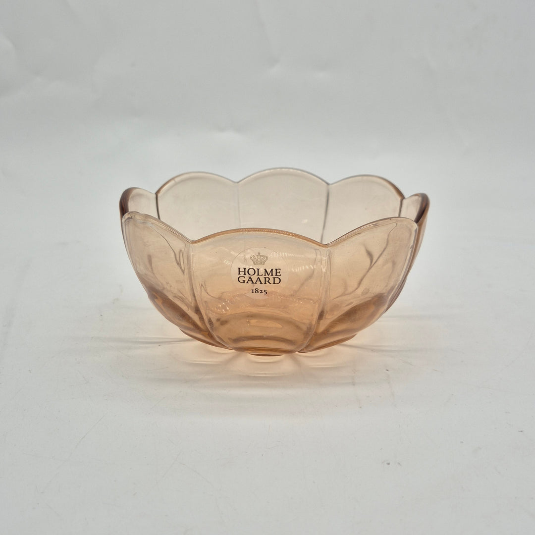 Elegant skål Lily glas Holmegaard ny