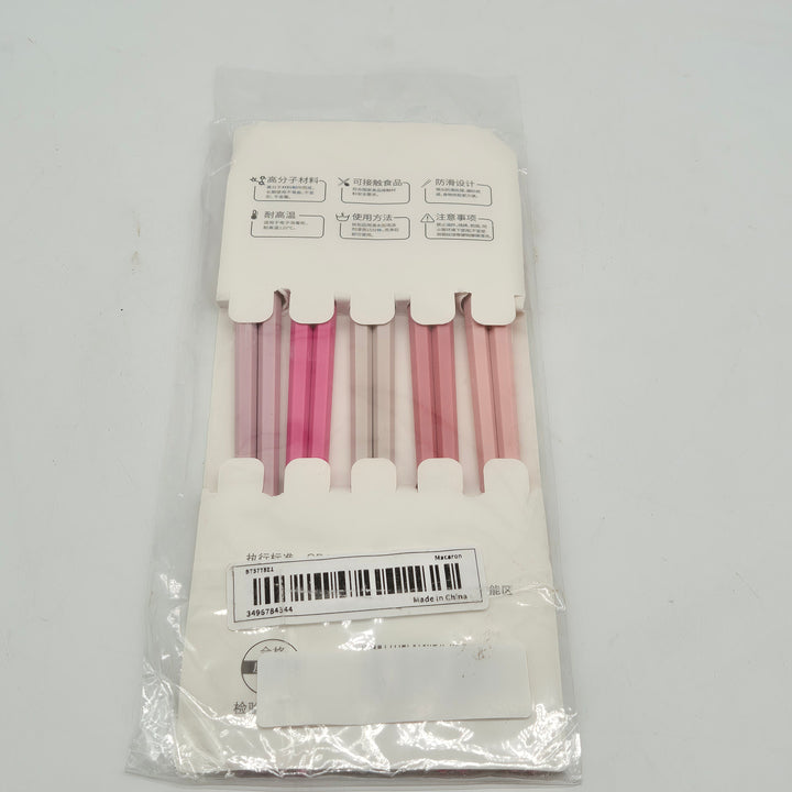 Färgglada ätpinnar i modern design – set med 10 stycken