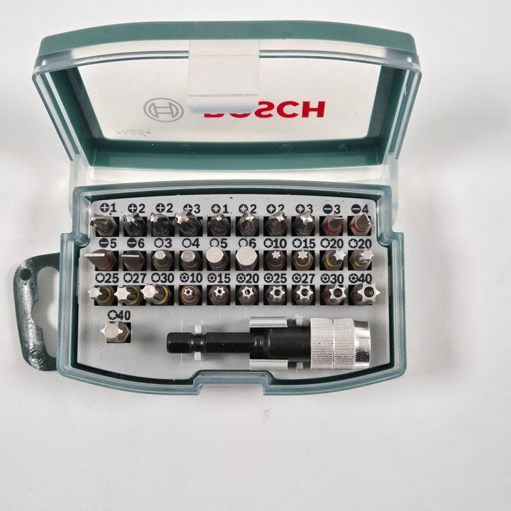 Bosch borrskruvmejselsats kompakt och hållbar