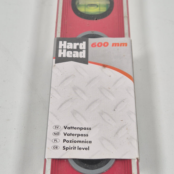 Hard Head vattenpass 600 mm hållbart verktyg