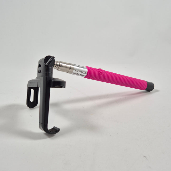 Rosa utdragbar selfiepinne från Kleviston