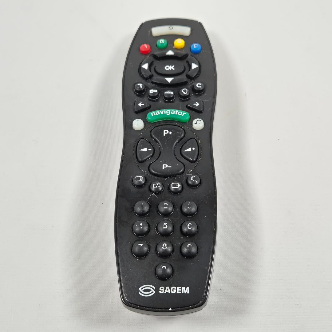 Retro fjärrkontroll från Sagem i plast