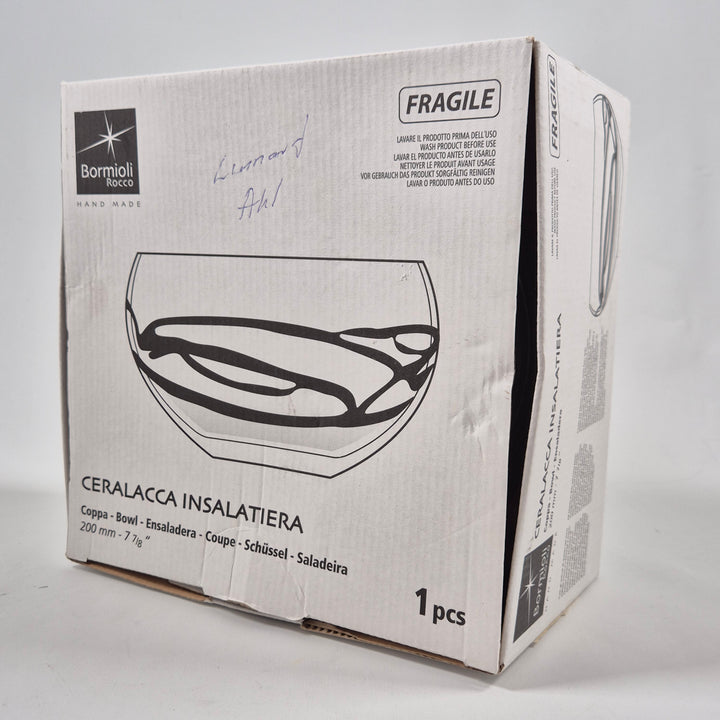 Elegant handgjord glasskål från Bormioli Rocco