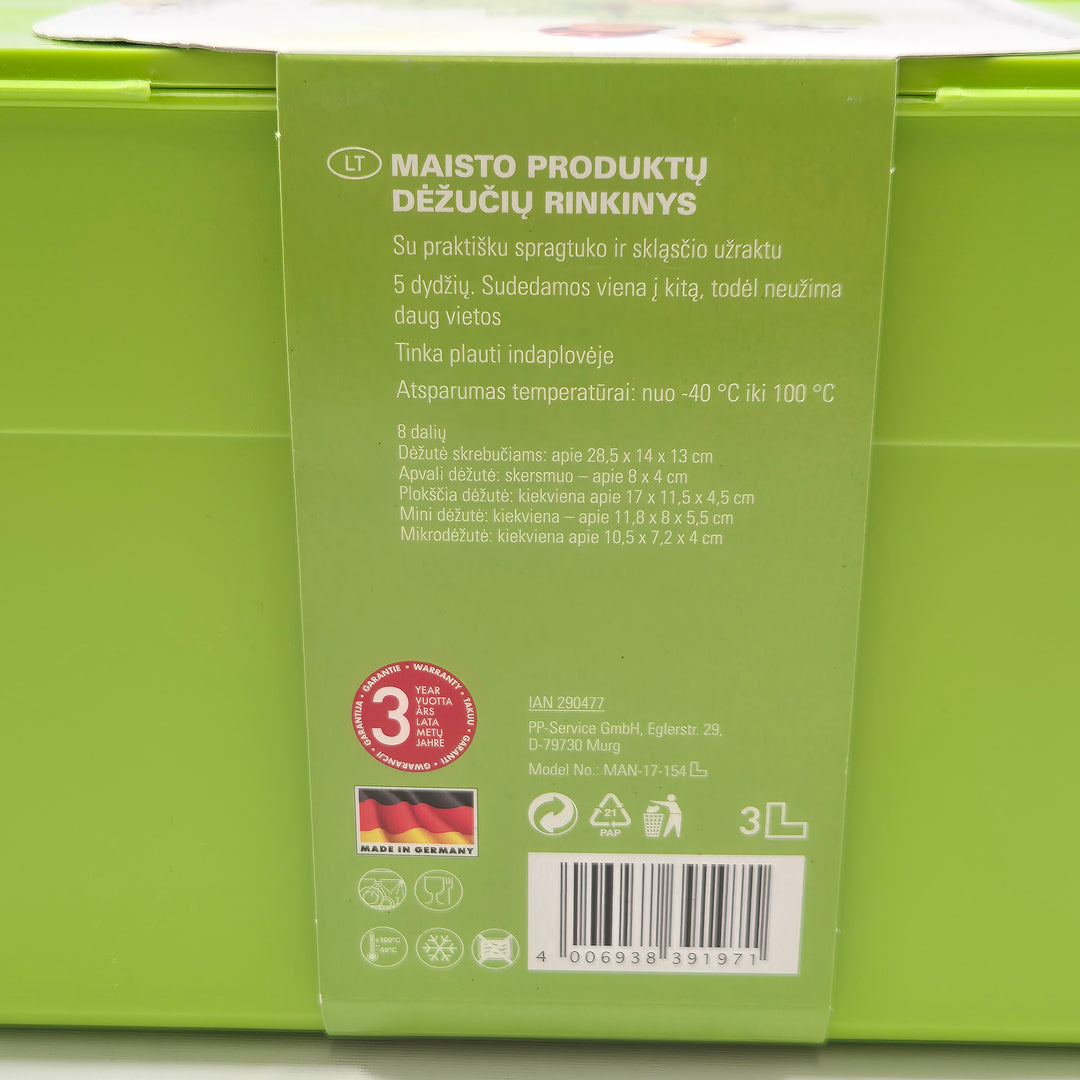 Färgglada förvaringslådor i plast, ny