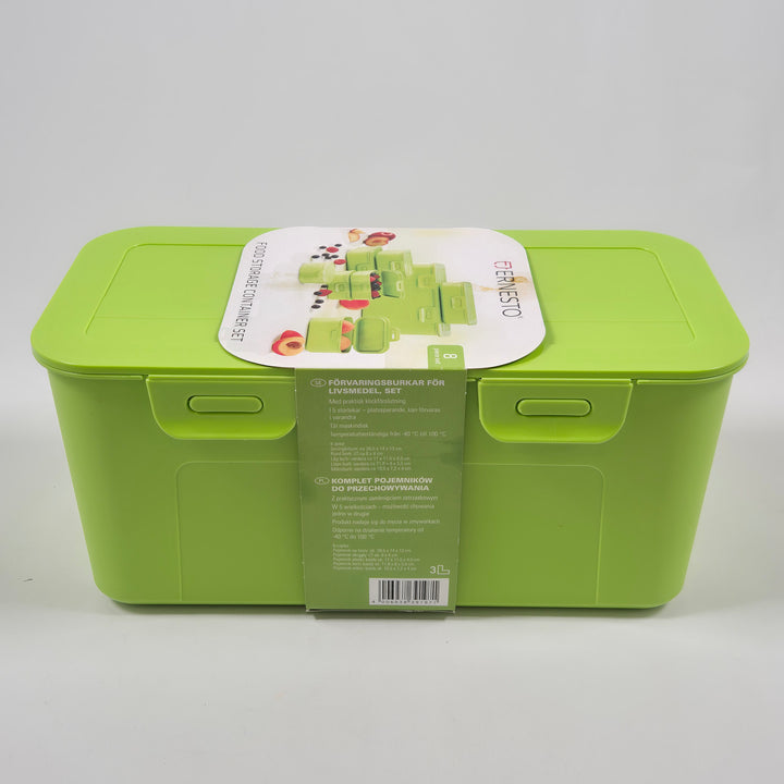 Färgglada förvaringslådor i plast, ny