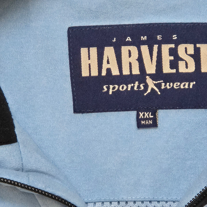 Sportig ljusblå herrjacka James Harvest XXL