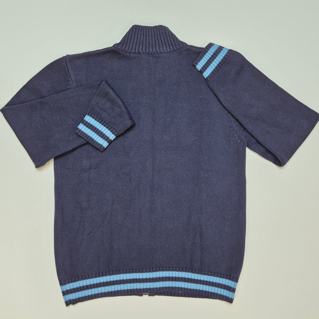 Retro mörkblå collegetröja Marwin Sport