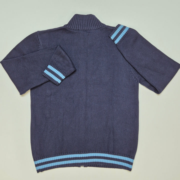 Retro mörkblå collegetröja Marwin Sport