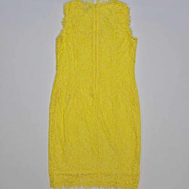Gul spetsklänning H&M EUR M