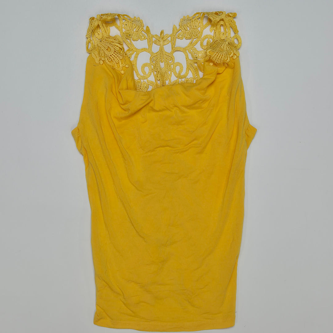 Guldfärgad Spetstop AlyBe Elegant Dam