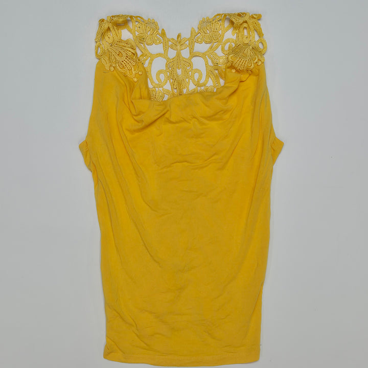 Guldfärgad Spetstop AlyBe Elegant Dam