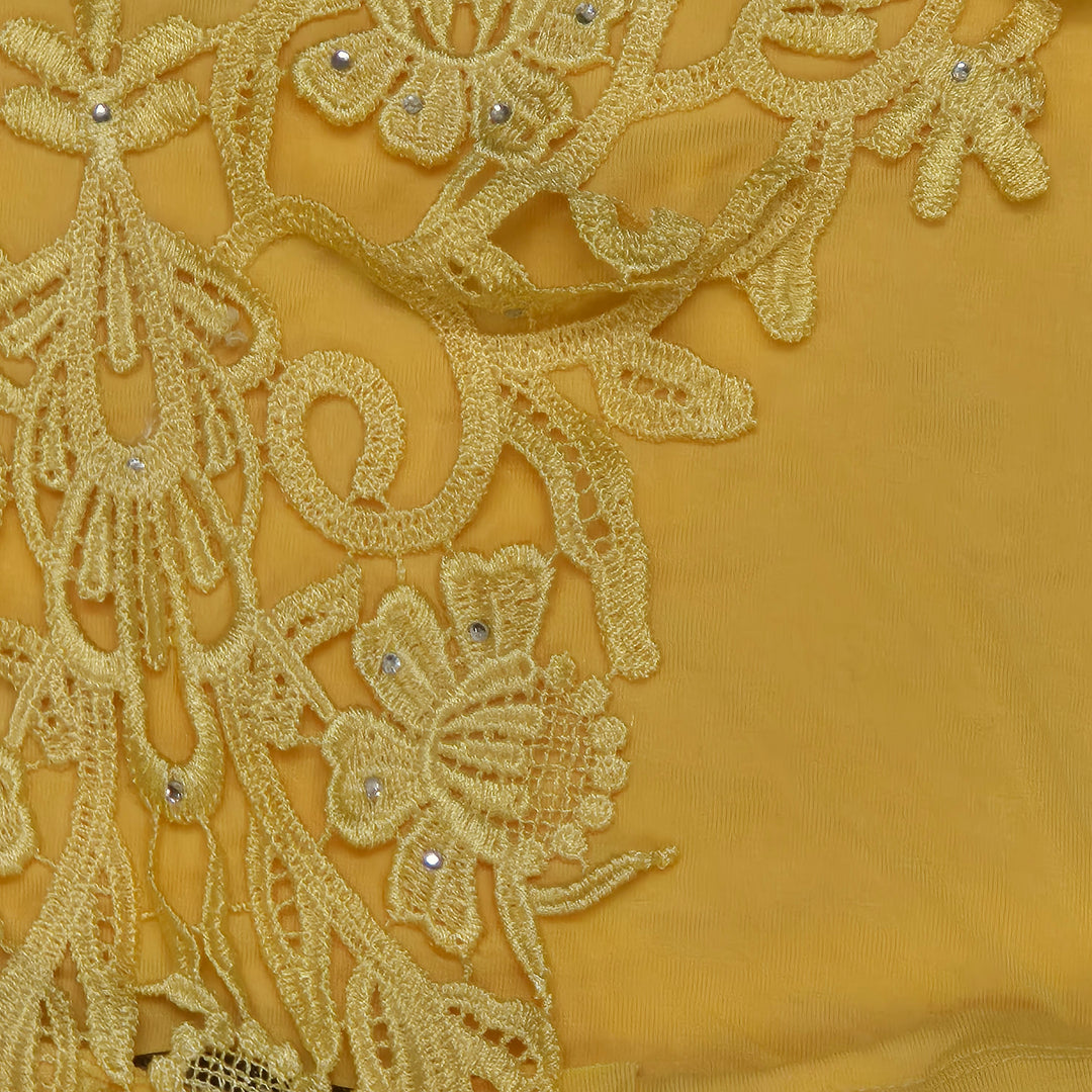 Guldfärgad Spetstop AlyBe Elegant Dam