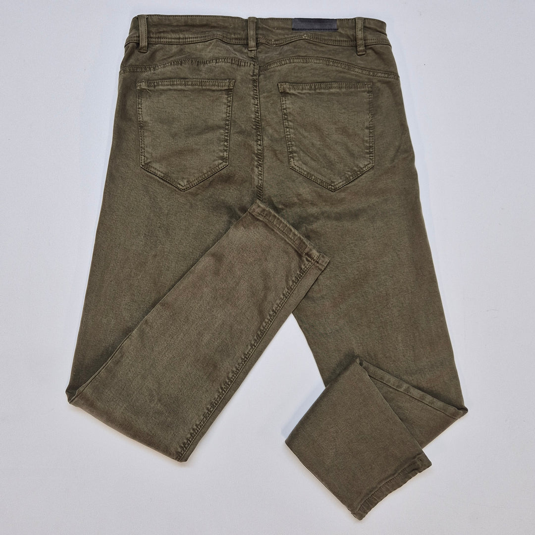 Mörkgröna jeans Zara Trafaluc denim