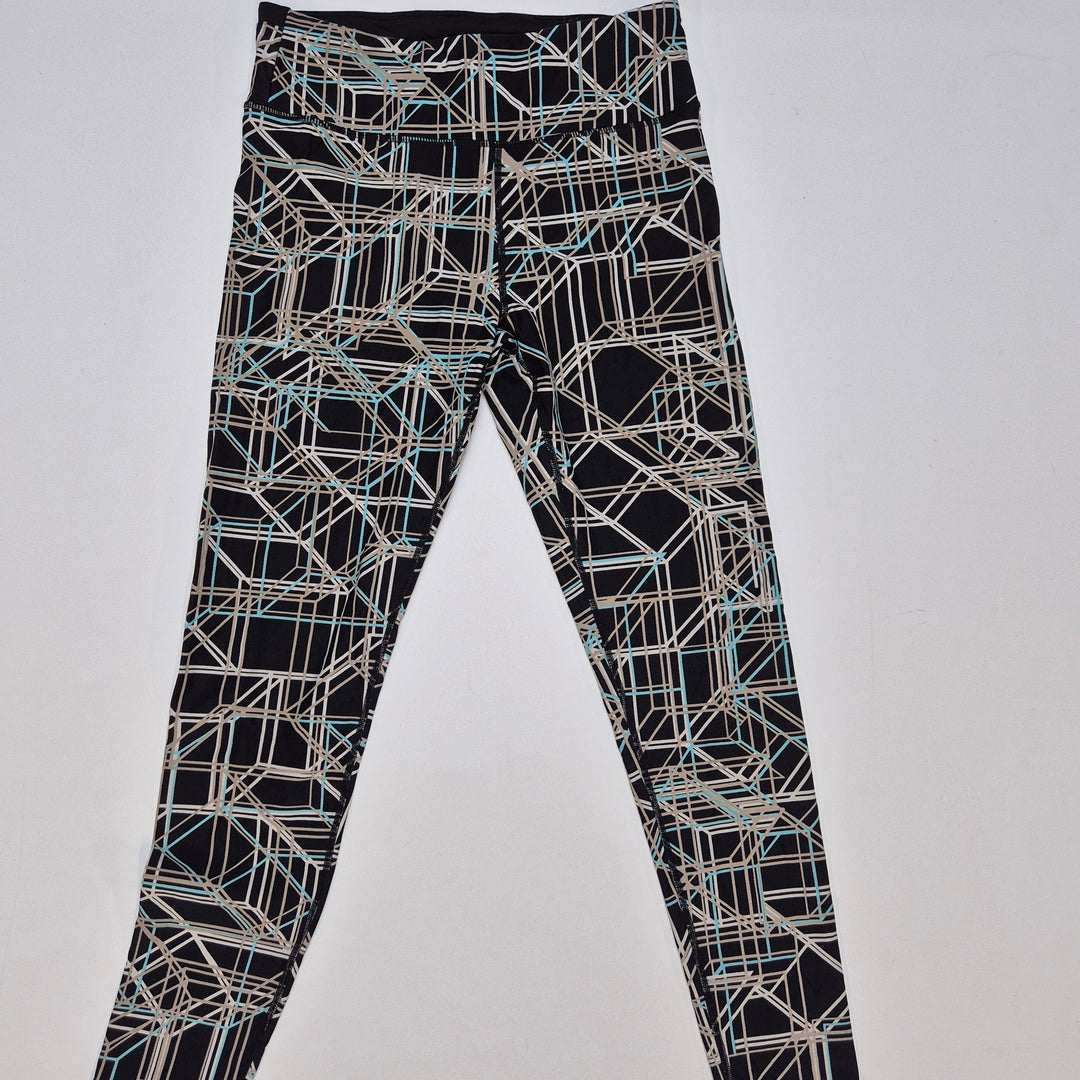 DKNY Sportleggings Geometriskt Mönster, M, Begagnade