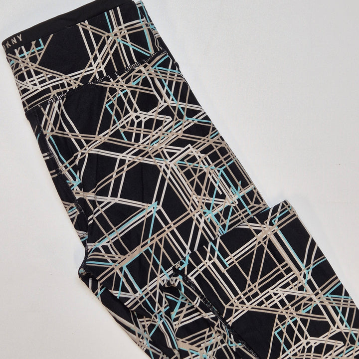 DKNY Sportleggings Geometriskt Mönster, M, Begagnade