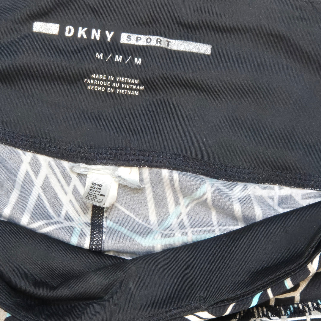 DKNY Sportleggings Geometriskt Mönster, M, Begagnade