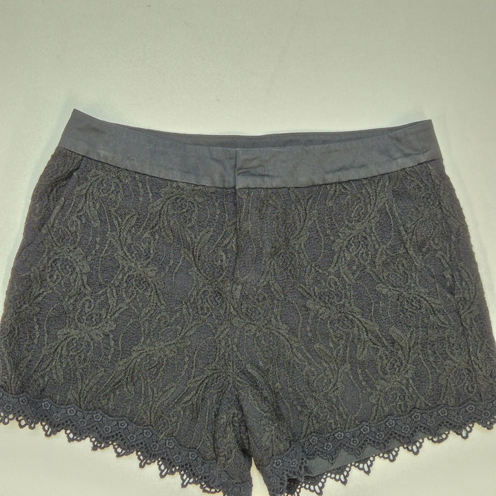 Retro Mörkgrå Spetsshorts Nästan Nyskick