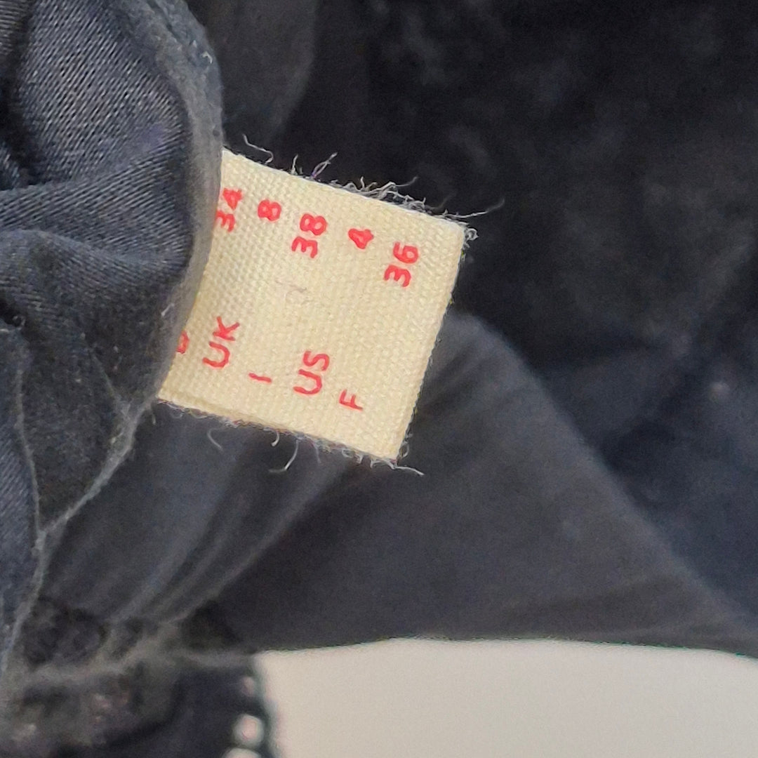 Retro Mörkgrå Spetsshorts Nästan Nyskick