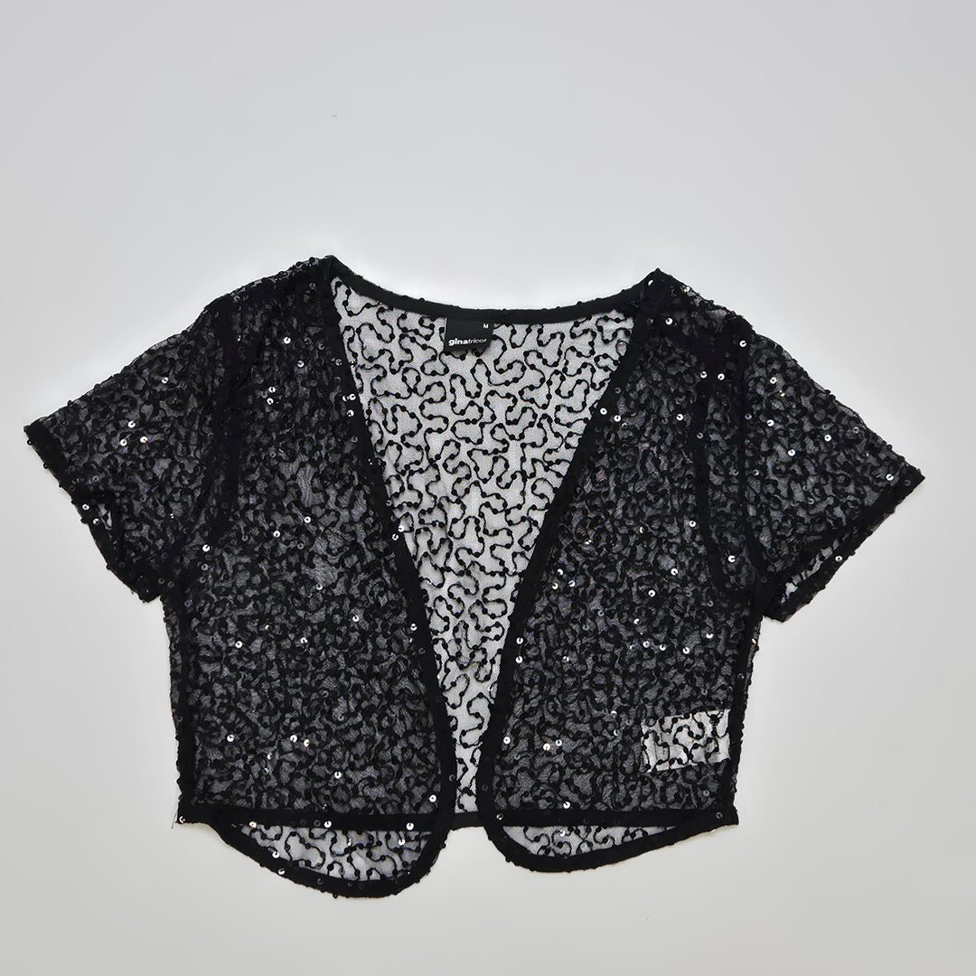 Elegant paljettjacka från Gina Tricot i storlek M