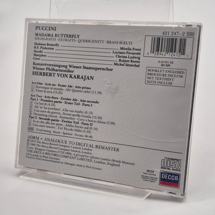 CD Madama Butterfly Puccini Decca Klassiker