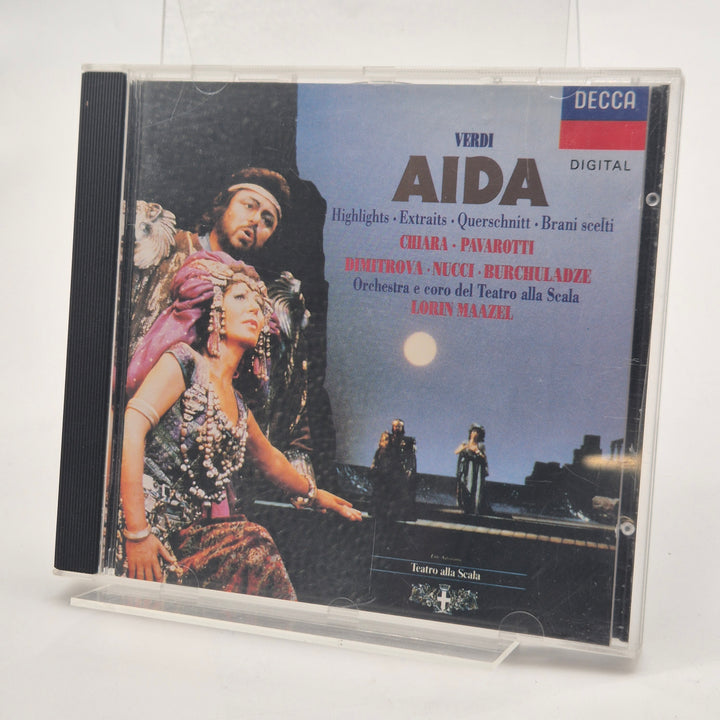 Verdi Aida CD Luciano Pavarotti Begagnad