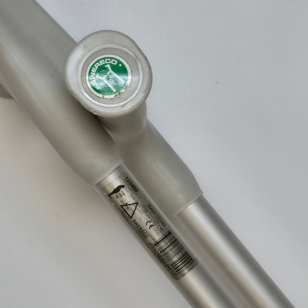 Vintage justerbara Swereco kryckor i metall