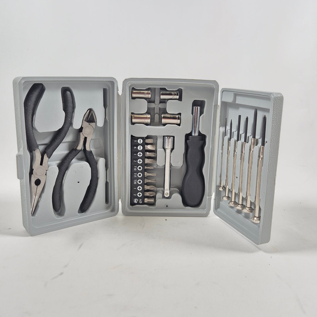 Kompakt Mini-verktygsset Powerfix 26 delar