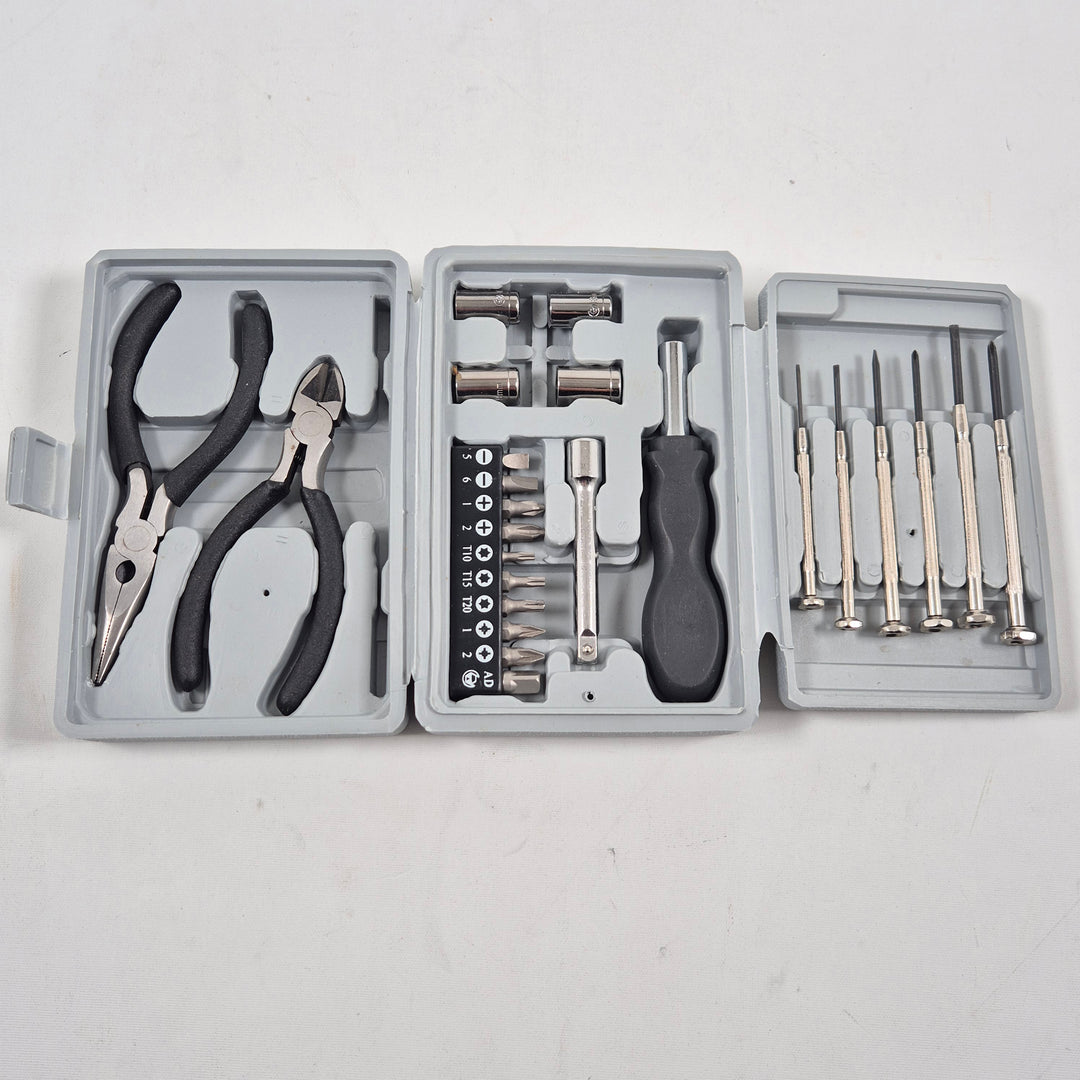 Kompakt Mini-verktygsset Powerfix 26 delar