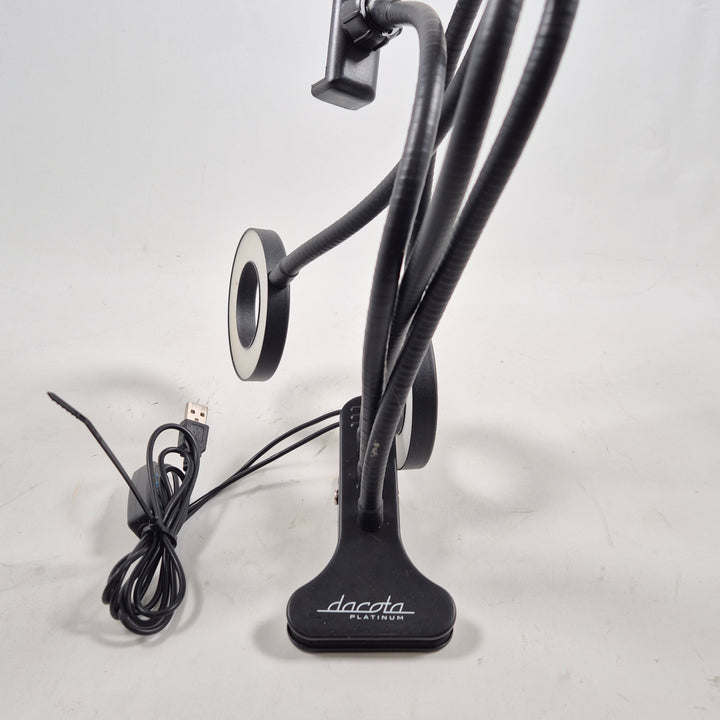 Dacota Platinum LED Dubbelringljus med Mobilhållare