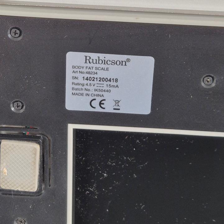 Rubicson digital personvåg i rostfritt stål