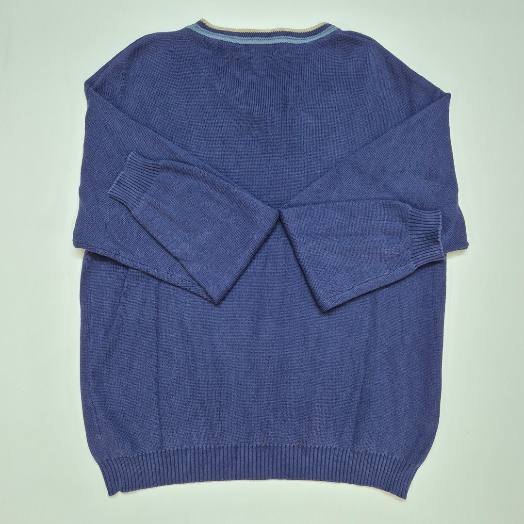 Klassisk blå herrtröja XL från Crocker