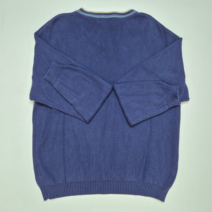 Klassisk blå herrtröja XL från Crocker