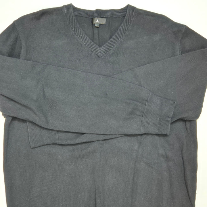 Grå V-ringad herrtröja i mycket gott skick
