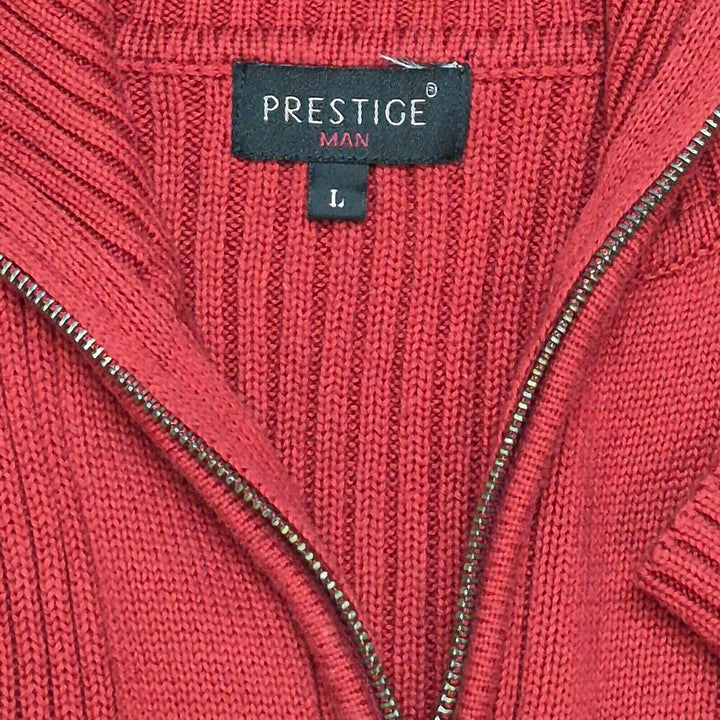 Elegant röd herrtröja Prestige i gott skick