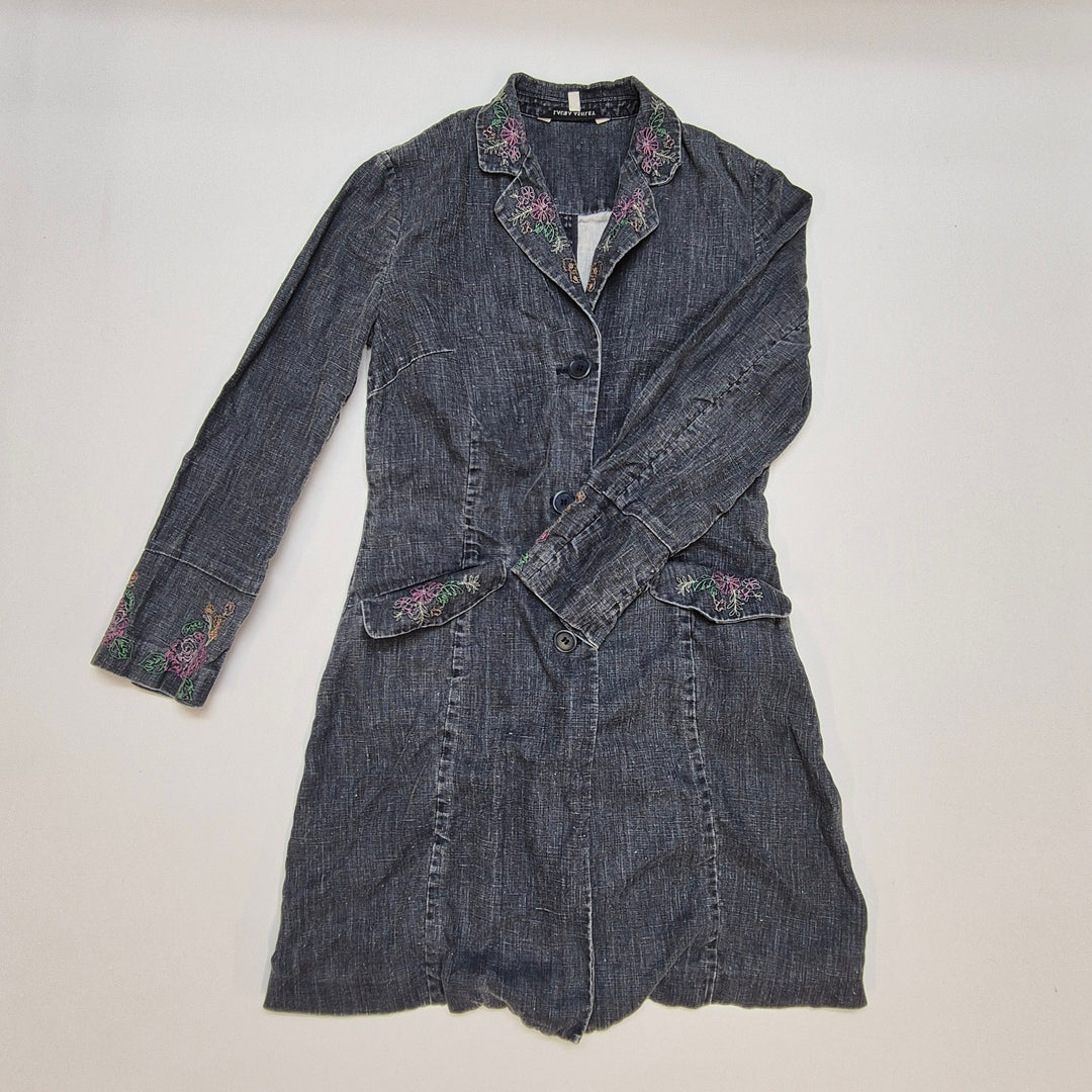 Laura Ashley Jeansset – Lång Jeansjacka + Byxor (EU 36)